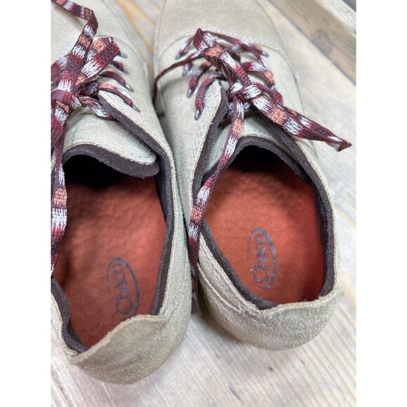 US7 CHACO NWOB Velleda Incense Beige Suede Comfort Sneaker J103156 Womens - Picture 8 of 10